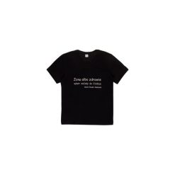 T-shirty męskie: t-shirt męski gładki, z printem