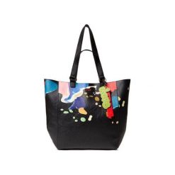 Desigual torebka Bols Arty Cooper Colorado czarna. Czarne torebki klasyczne damskie Desigual, bez wzorów, eleganckie, przez ramię, bez dodatków. Za 399,00 zł.