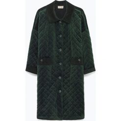 Płaszcz przejściowy w kolorze ciemnozielonym. Zielone kurtki damskie American Vintage, m, bez wzorów. W wyprzedaży za 439,95 zł.