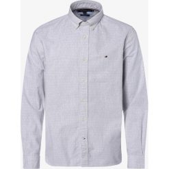 Tommy Hilfiger - Koszula męska, szary. Szare koszule męskie TOMMY HILFIGER, m, bez wzorów, z bawełny, eleganckie, bez kołnierzyka, bez rękawów. Za 399,95 zł.
