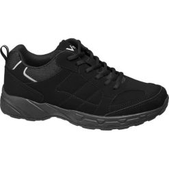 Sneakersy męskie Vty czarne. Czarne sneakersy męskie Vty, bez zapięcia. Za 119,90 zł.