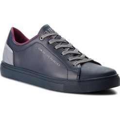 Sneakersy GUESS - FMLUI3 LEA12 SILVE. Niebieskie sneakersy męskie marki Guess, na sznurówki. W wyprzedaży za 259,00 zł.