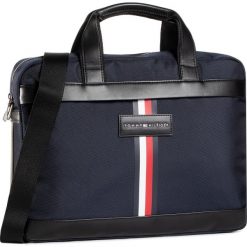 Torba TOMMY HILFIGER - Uptown Nylon Computer Bag AM0AM06245 CJM. Niebieskie torby męskie skórzane TOMMY HILFIGER, bez wzorów, z nylonu. Za 649,00 zł.