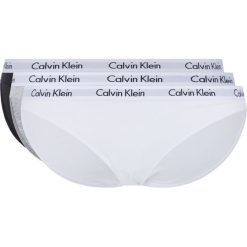 Calvin Klein 3-pack Spodenki Czarny Biały Szary. Szare figi damskie s, z elastanu. Za 188,95 zł.