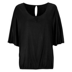 Cellbes Bluzka czarny female czarny 50/52. Czarne bluzki damskie Cellbes, bez wzorów, z dżerseju, bez kołnierzyka. Za 79,00 zł.