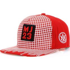 Czapki z daszkiem męskie: Czapka męska snapback czerwona (hx0200)