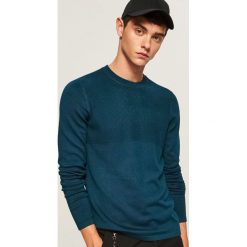 Sweter ze ściągaczową górą - Turkusowy. Niebieskie swetry klasyczne męskie marki Reserved, l. W wyprzedaży za 59,99 zł.