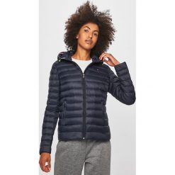 Tommy Hilfiger - Kurtka puchowa. Niebieskie kurtki damskie s, z materiału, krótkie. Za 899,90 zł.