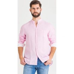 KOSZULA trussardi jeans. Koszule męskie Trussardi Jeans, s, bez wzorów, z jeansu, eleganckie, bez kołnierzyka, bez rękawów. W wyprzedaży za 445,38 zł.