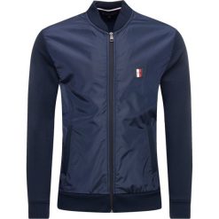 Kurtka bomber TOMMY HILFIGER Mixed Media Bomber MW0MW10510. Niebieskie kurtki męskie TOMMY HILFIGER, m, bez wzorów, z bawełny, bez kaptura. W wyprzedaży za 419,00 zł.