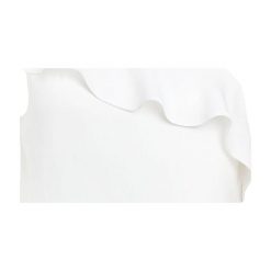 Club Monaco WILLIM Bluzka blanc de blanc. Białe bluzki damskie marki Club Monaco, bez wzorów, z poliesteru, bez kołnierzyka, bez rękawów. W wyprzedaży za 379,50 zł.