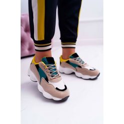 Sportowe Damskie Buty Zamszowe Zielono Żółte Lollipop. Żółte buty sportowe damskie Tagless, bez wzorów, z zamszu, eleganckie. Za 109,00 zł.
