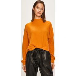 Answear - Bluza. Pomarańczowe bluzy damskie ANSWEAR, s, bez wzorów, z bawełny, bez rękawów, bez kaptura. W wyprzedaży za 79,90 zł.