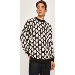 Hummel - Sweter. Czarne swetry męskie Hummel, s, bez wzorów, z bawełny, z okrągłym kołnierzem, bez kaptura. W wyprzedaży za 159,90 zł.