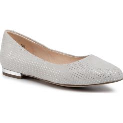 Baleriny CAPRICE - 9-22104-24 Lt Grey Dots 212. Szare baleriny damskie Caprice, bez wzorów, z zamszu, bez obcasa. W wyprzedaży za 189,90 zł.