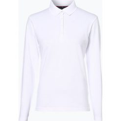 Marie Lund - Damska koszulka polo, biały. Białe koszulki damskie xxl, z bawełny, polo. Za 89,95 zł.