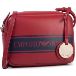 Torebka EMPORIO ARMANI - Y3B092 YFG7A 83920 Ruby Red/Navy Blue. Czerwone listonoszki damskie Emporio Armani, bez wzorów, ze skóry ekologicznej, wizytowe, bez dodatków. W wyprzedaży za 479,00 zł.