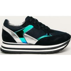 Tamaris - Buty. Niebieskie buty sportowe damskie Tamaris, bez wzorów, z gumy, sportowe. Za 279,90 zł.