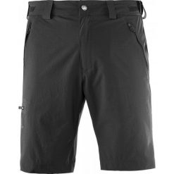 Salomon Wayfarer Short M Black 48/R. Czarne spodenki sportowe męskie Salomon, w paski, sportowe. W wyprzedaży za 219,00 zł.