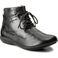 Botki JOSEF SEIBEL - Faye 47 72547 VL971 600 Schwarz. Czarne buty zimowe damskie marki Josef Seibel, ze skóry, na obcasie. W wyprzedaży za 269,00 zł.