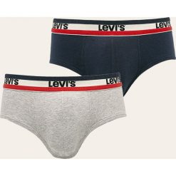 Levi's - Slipy (2-pack). Szare slipy męskie s, z elastanu. Za 89,90 zł.