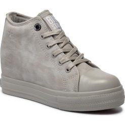 Sneakersy BIG STAR - EE274122 Grey. Szare półbuty damskie BIG STAR, ze skóry ekologicznej. Za 139,00 zł.