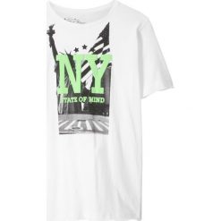 T-shirty chłopięce: T-shirt bonprix biały z nadrukiem