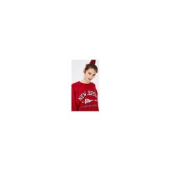 Bluzy rozpinane damskie: Bluza college z napisem