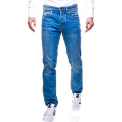 Spodnie jeansowe męskie regular Recea. Spodnie męskie Recea, na co dzień, m, bez wzorów, z bawełny. Za 149,99 zł.