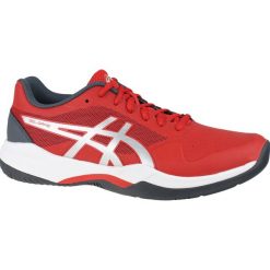 Asics Gel-Game 7 1041A042-603 buty do tenisa męskie czerwone 42,5. Czerwone buty sportowe męskie Asics, z tkaniny, bez zapięcia, tenisowe. W wyprzedaży za 299,99 zł.