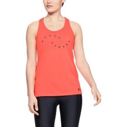Under Armour Tech™ Podkoszulek Czerwony Pomarańczowy. Czerwone podkoszulki damskie Under Armour, l, z nadrukiem, z poliesteru, bez rękawów. Za 128,95 zł.