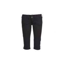 Spodnie 7/8 i 3 / 4 Pepe jeans VENUS CROP. Czarne spodnie damskie Pepe Jeans, z jeansu. W wyprzedaży za 244,30 zł.