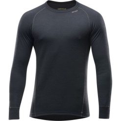 Devold koszulka męska Duo Active czarny L. Czarne koszulki męskie termoaktywne Devold, m, bez wzorów, z wełny, bez kołnierzyka, z długim rękawem, długie, outdoorowe. W wyprzedaży za 259,00 zł.