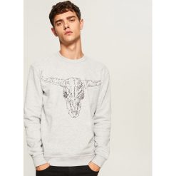 Bluza - Jasny szar. Szare bejsbolówki męskie Reserved, l. Za 69,99 zł.
