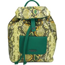 PLECAK NOBO - NBAG-H1420-CM02 - żółty - Plecak. Żółte plecaki damskie Nobo, bez wzorów. W wyprzedaży za 119,50 zł.