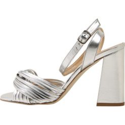 Rzymianki damskie: Rebecca Minkoff RAPHA Sandały na obcasie silver
