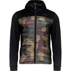 Kurtka AERONAUTICA MILITARE Print|Czarny. Czarne bluzy męskie marki Aeronautica Militare, moro, z puchu, militarne, z kapturem, bez rękawów, z kapturem. W wyprzedaży za 770,00 zł.