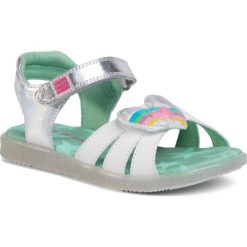 Sandały AGATHA RUIZ DE LA PRADA - 202950 S A-Blanco. Szare sandały dziewczęce Agatha Ruiz de la Prada, ze skóry, bez zapięcia. Za 239,00 zł.