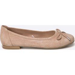 Caprice - Baleriny. Brązowe baleriny damskie zamszowe marki Caprice. W wyprzedaży za 159,90 zł.