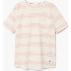 Mango Kids - T-shirt dziecięcy Oriol 110-164 cm. Szare t-shirty o-neck męskie marki Mango Kids, z bawełny. W wyprzedaży za 19,90 zł.