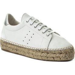 Espadryle ALDO - Ocarelian 55131921 70. Białe półbuty damskie ALDO, bez wzorów, ze skóry ekologicznej, bez obcasa, na płaskiej podeszwie. W wyprzedaży za 279,00 zł.