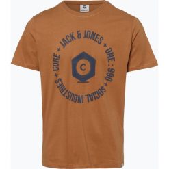 Jack & Jones - T-shirt męski, beżowy. Brązowe t-shirty męskie Jack & Jones, m, bez wzorów, z dżerseju, bez kołnierzyka. Za 39,95 zł.
