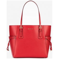 Michael Kors Voyager Small Torebka Czerwony. Czerwone torebki klasyczne damskie Michael Kors, bez wzorów, ze skóry, bez dodatków. Za 1231,95 zł.