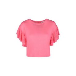 Bluzki Patrizia Pepe 2M3613/A4AG-M324. Różowe bluzki damskie Patrizia Pepe, m, bez wzorów, bez kołnierzyka, bez rękawów. Za 379,00 zł.