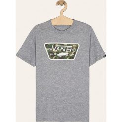 Vans - T-shirt dziecięcy 129-173 cm. Szare t-shirty chłopięce Vans, z nadrukiem, z bawełny, bez rękawów. Za 119,90 zł.