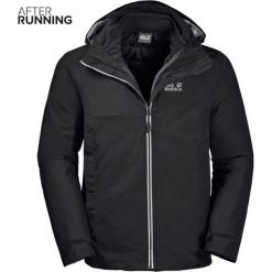 Kurtka Jack Wolfskin North Fjord Jacket 3-in-1 Hardshell M Czarna. Czarne kurtki męskie JACKWOLFSKIN, na zimę, s, bez wzorów, z syntetyku, bez kaptura. Za 799,99 zł.