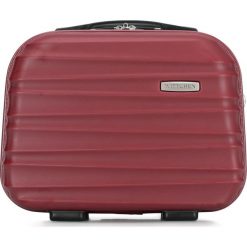 Kosmetyczka 56-3A-314-31. Czerwone kosmetyczki damskie Wittchen, w paski. Za 99,90 zł.