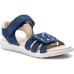 Sandały SUPERFIT - 4-00009-80 M Blau. Niebieskie sandały dziewczęce Superfit, ze skóry, bez zapięcia. Za 229,00 zł.
