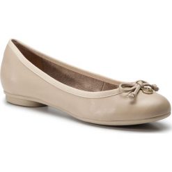 Baleriny KAZAR - Sevilla 32346-01-B2 Beige. Brązowe baleriny damskie Kazar, bez wzorów, ze skóry, eleganckie, na wysokim obcasie, na płaskiej podeszwie. Za 269,00 zł.