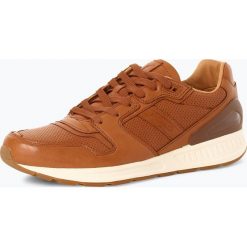 Polo Ralph Lauren - Męskie tenisówki ze skóry, beżowy. Brązowe tenisówki męskie Polo Ralph Lauren, ze skóry. Za 379,95 zł.